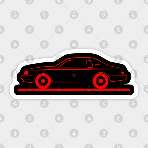 1984 Ford Thunderbird Sticker by PauHanaDesign